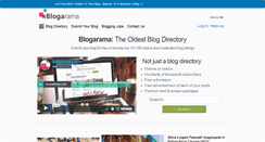 Desktop Screenshot of blogarama.com