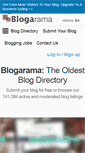 Mobile Screenshot of blogarama.com